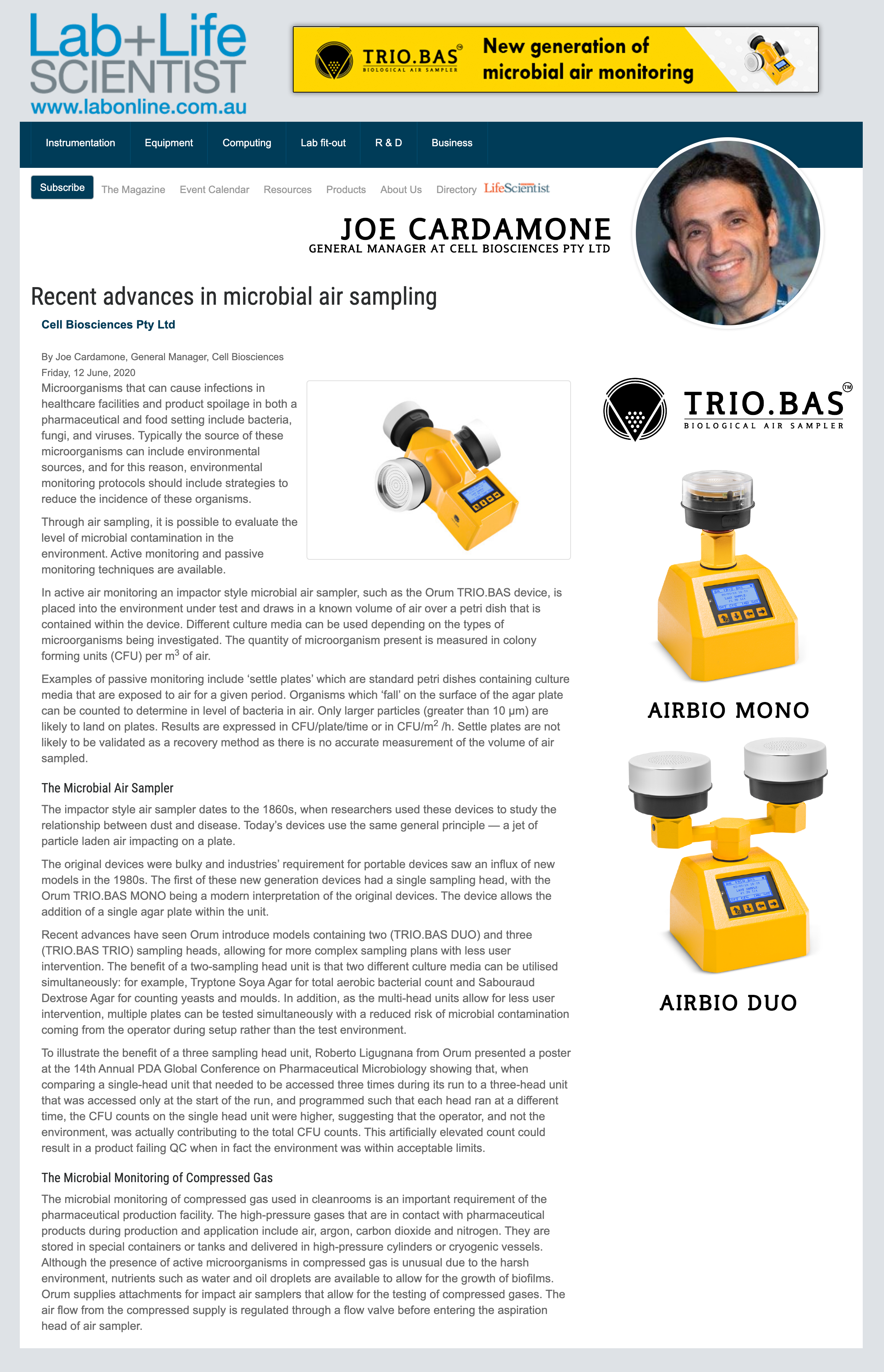 CMOP Advances Sampling Strategies of Microbial Communities in